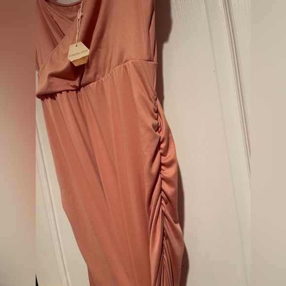Pink Blush Pink Maternity Dress size Large NWT - Picture 3 of 4
